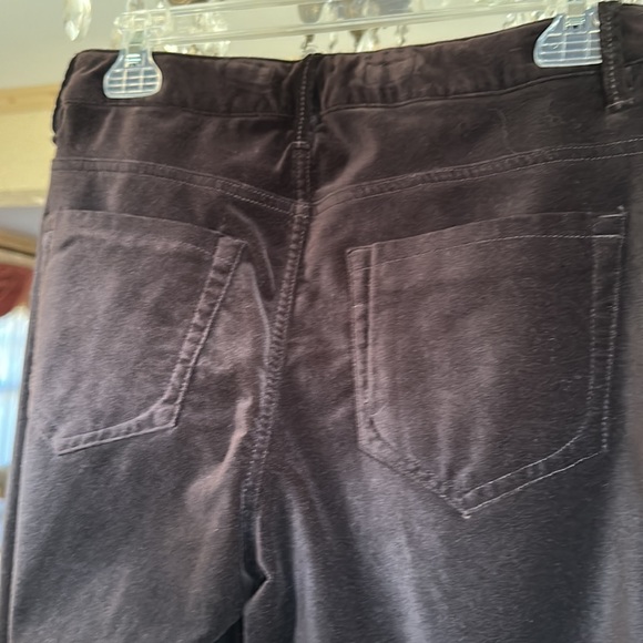 Brown velvet boot cut jeans size 8 - Picture 6 of 6